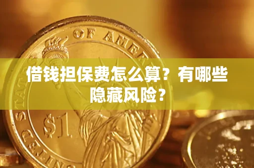 武汉借钱担保费怎么算？有哪些隐藏风险？