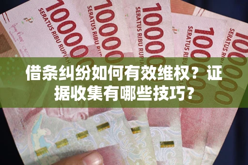 武汉借条纠纷如何有效维权？证据收集有哪些技巧？