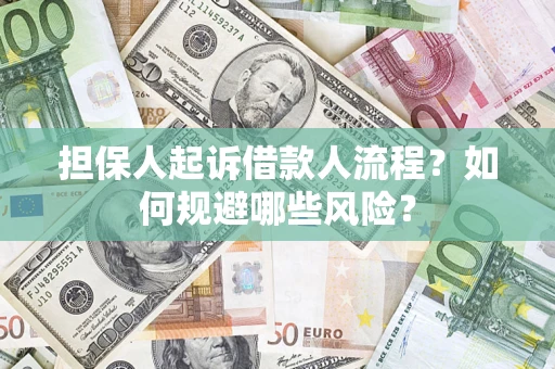 武汉担保人起诉借款人流程？如何规避哪些风险？