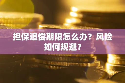 武汉担保追偿期限怎么办？风险如何规避？