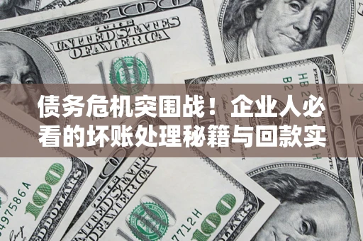 武汉债务危机突围战！企业人必看的坏账处理秘籍与回款实战指南